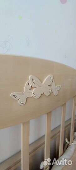 Детская кроватка трансформер дерево