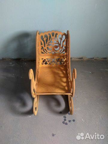 Деревянные декоративные санки