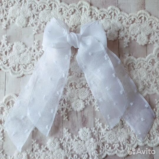 Школьные бантики ручной работы