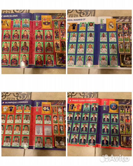 Альбом д/ наклеек FIFA2020,заполнен