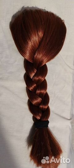 Хвост, волосы синтетические 30см