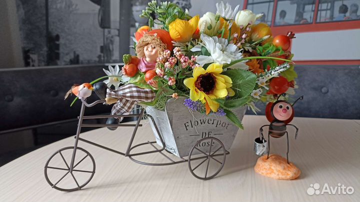 Цветы в кашпо