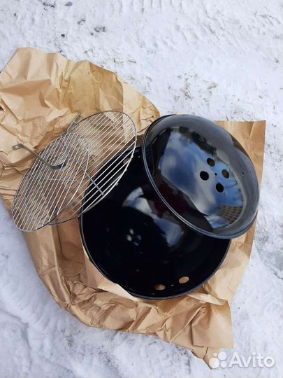 Переносной угольный гриль Premium 38