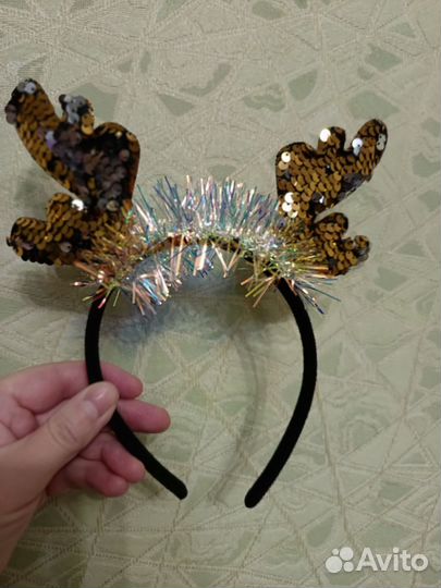 Новогодний ободок