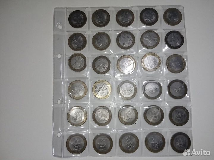 Продам памятные биметалл. десятирублёвые монеты