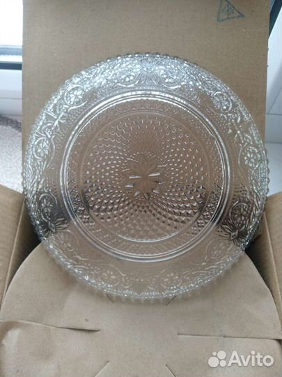 Набор тарелок стекло