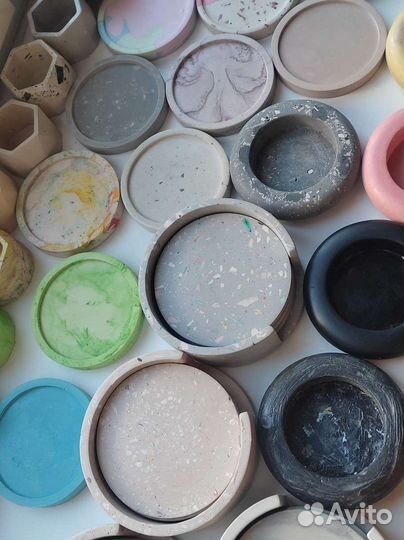 Подносы/ подставки для хранения из гипса