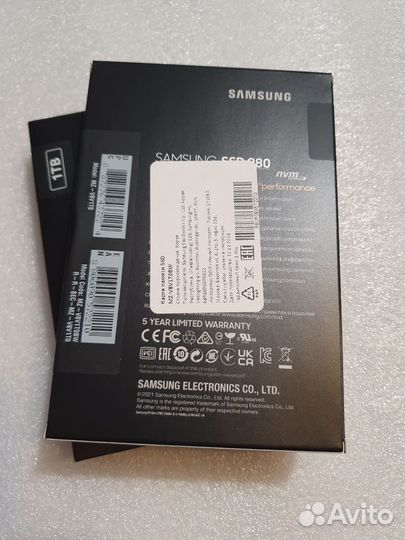 Ssd m2 nvme Samsung 980 1tb Новый