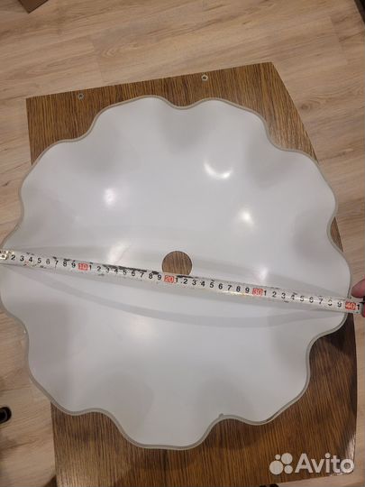 Люстра со стеклянным плафоном