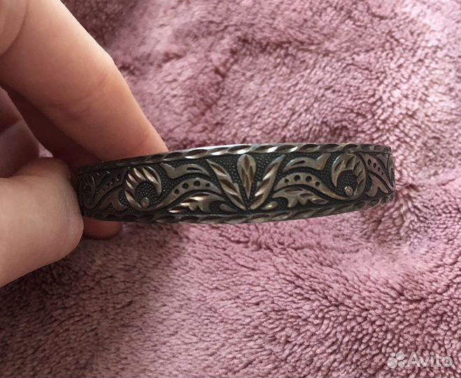 Браслет СССР винтаж серебро