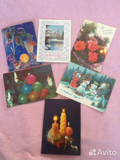 Открытки СССР чистые