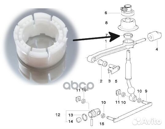 Втулка кулисы 25111220600 BMW
