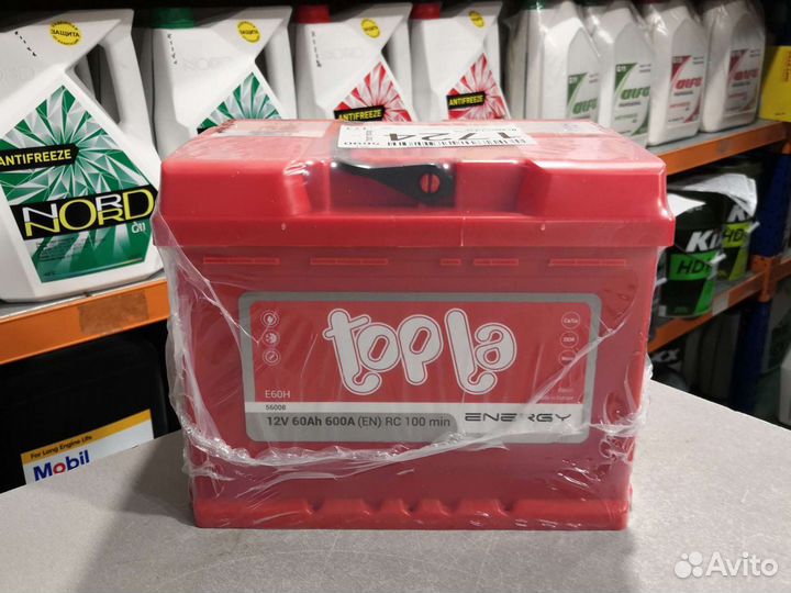 Аккумулятор topla Energy 60 А/ч обратна R+ EN600 А