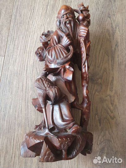 Китай дерево Мудрец с аистом