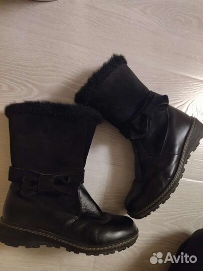 Сапоги зимние для девочки 34