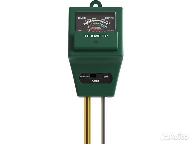 Измеритель кислотности (pH) почвы 3в1