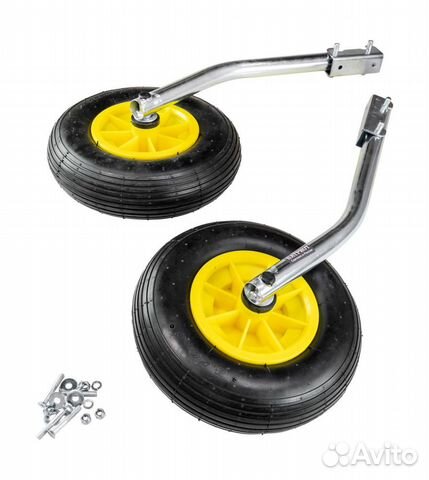 Колеса транцевые для надувной лодки, модульные, D3