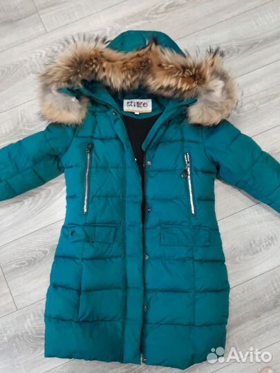 Пуховик на девочку 146