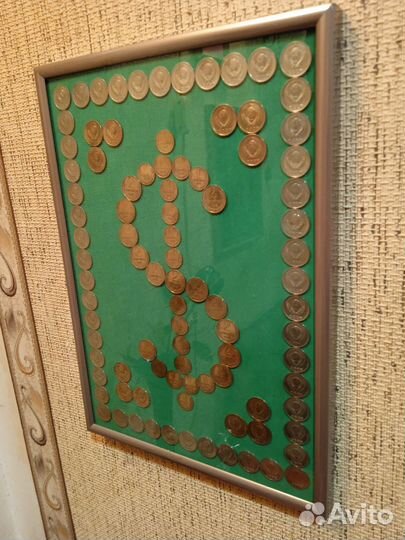Панно монетное