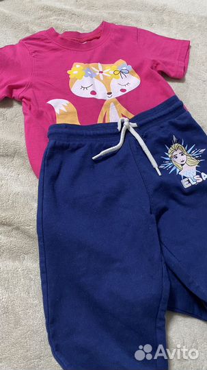 Пакет одежды на девочку 98 104