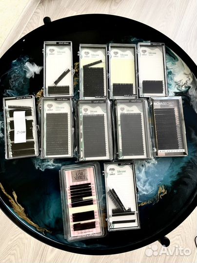 Ресницы для наращивания lovely изгиб D 0.07