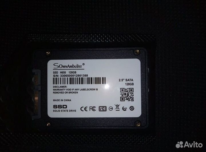 Ssd 128 gb новый SATA 3