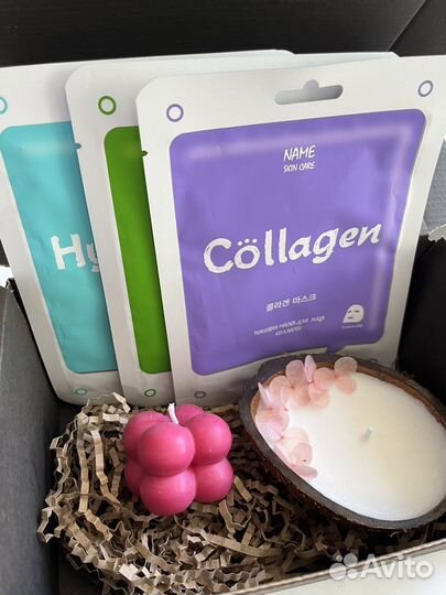 Подарочный набор, свечи ручной работы