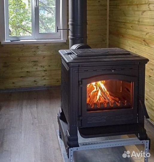 Печь tena N эмалированная черная (Plamen)