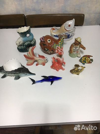 Статуэтки, штофы разные времен союза