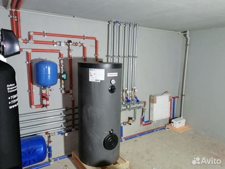 Монтаж отопление водоснабжение частных домов