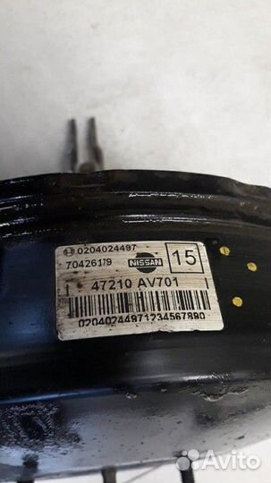 Усилитель тормозов вакуумный Nissan Primera