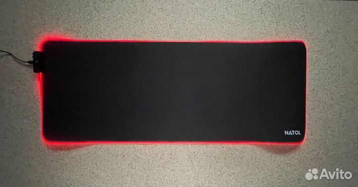 Игровой коврик для мыши с подсветкой RGB