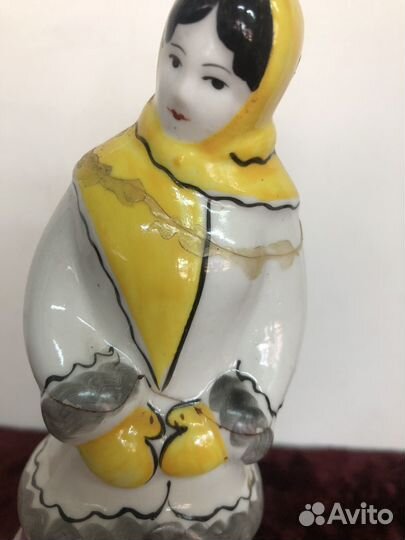 Статуэтка Зима Гжель в реставрацию