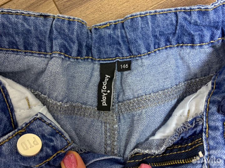 Джинсы для девочки 10-11 лет 146 см