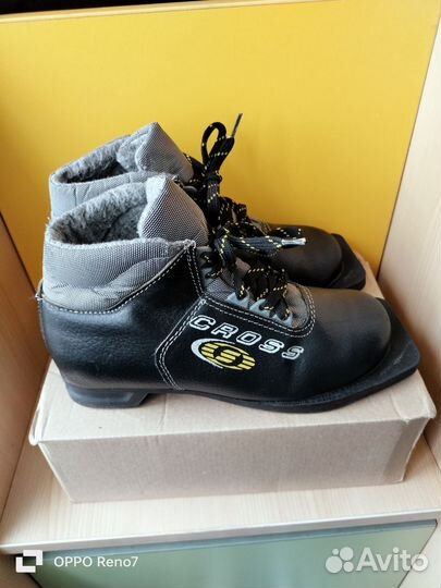 Лыжные ботинки cross 35 размер