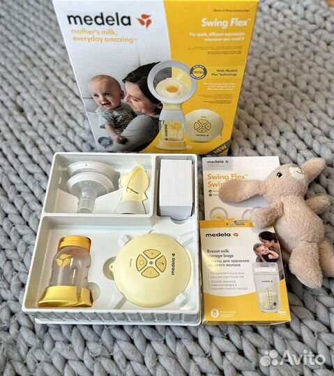 Электрический молокоотсос medela swing flex
