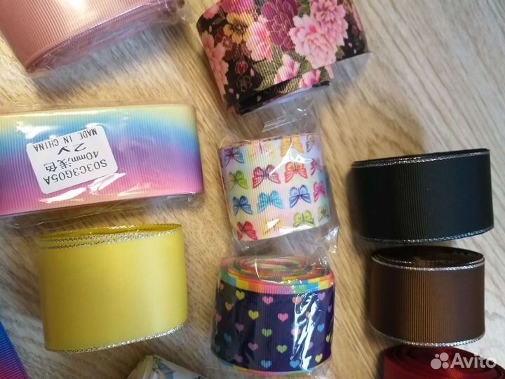 Репсовая лента для рукоделия. 38мм