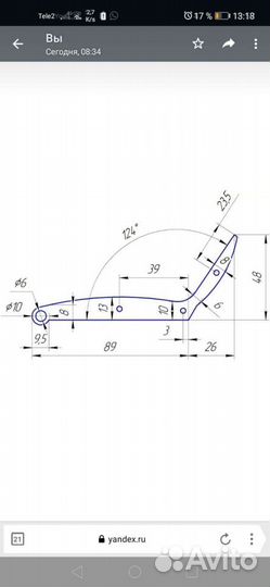 Тяги заслонок печки Шевроле Круз и другие