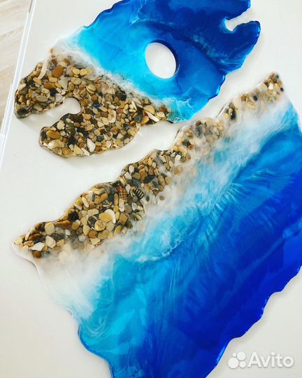 Поднос, блюдо из эпоксидной смолы