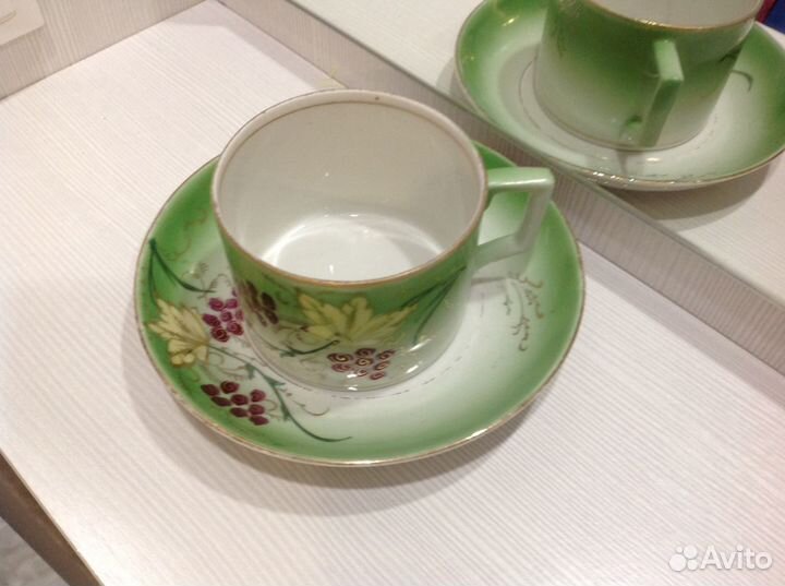 Чайная пара. нгф Грузино 1920-е годы.Ранние Советы