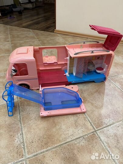 Игрушка дом автобус Барби с машиной