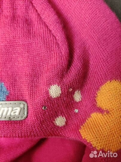 Шапка шлем reima 52 шерсть