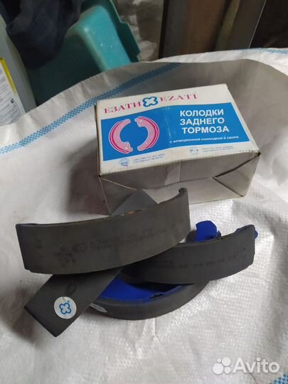 Тормозные колодки задние ваз