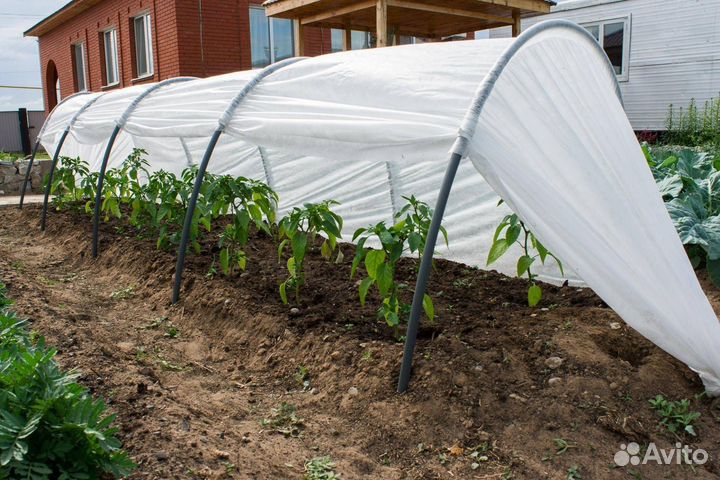 Парник с укрывным материалом №60