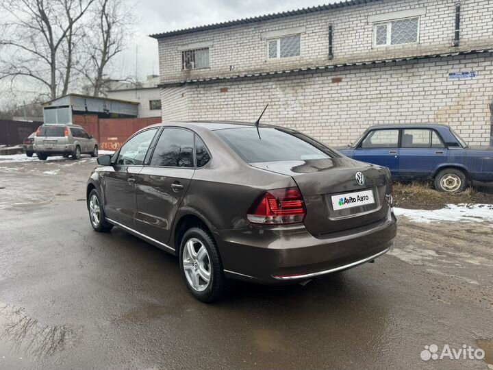 Volkswagen Polo 1.6 AT, 2016, 118 000 км