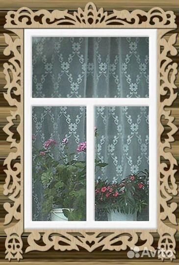 Резная рама на окна зеркала