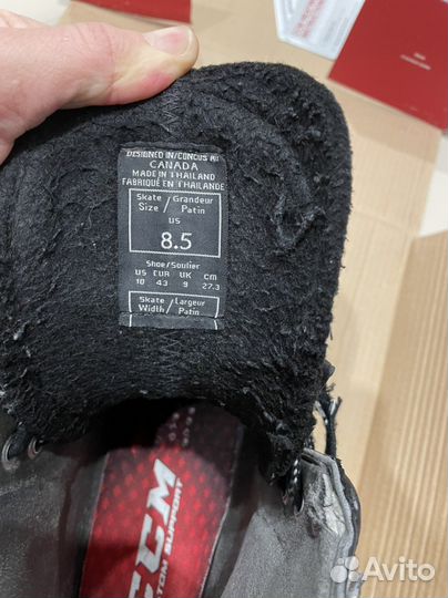 Коньки хоккейные ссм 42,5 размер D