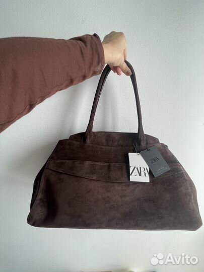 Сумка zara, позиция sold-out, замша