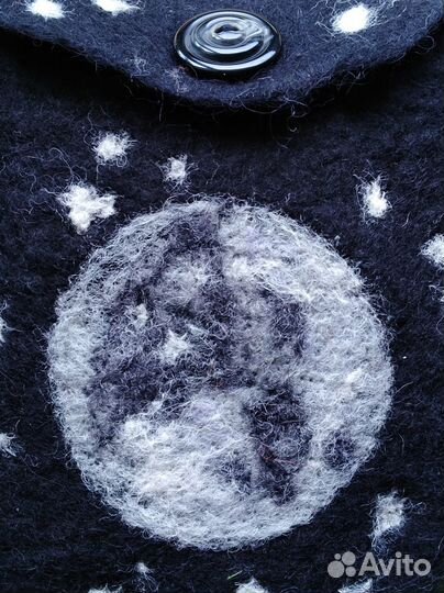 Валяная сумочка-кроссбоди хендмейд 