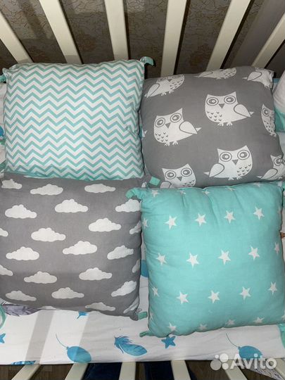 Бортики для кроватки. Подушка-позиционер